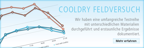 CoolDryy Feldversuch-Ergebnisse
